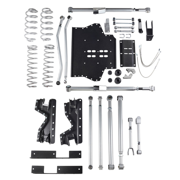 Rubicon Express 4.5 Inch Extreme-Duty Long Arm Lift Kit With Rear Track Bar - No Shocks RE7204