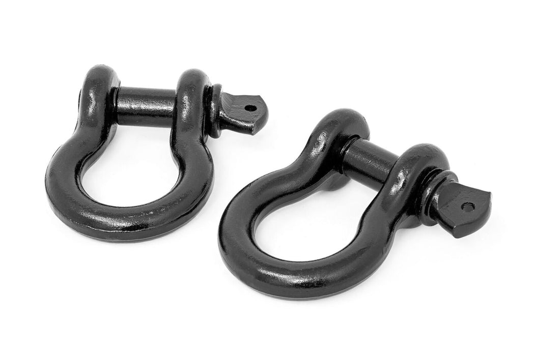 D-Ring Set Black Sold as a Pair Rough Country #RS121