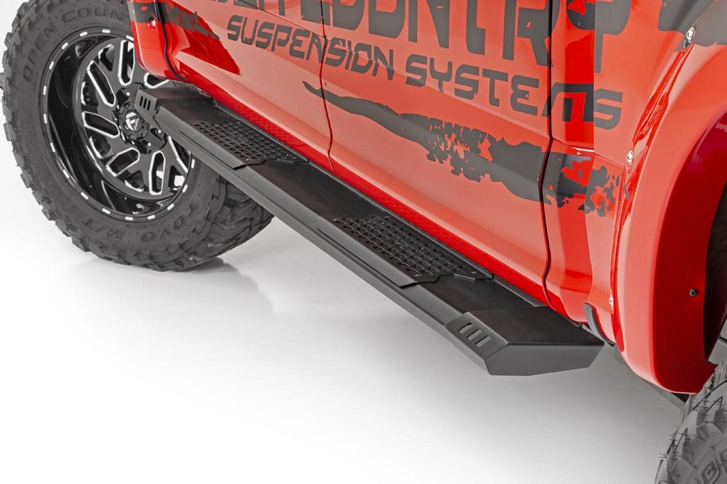 Toyota HD2 Running Boards 07-20 Tundra CrewMax Rough Country #SRB071791
