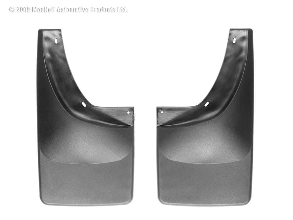 Black No Drill MudFlaps Dodge Ram Mega Cab 2006 - 2008 Will NOT fit with fender