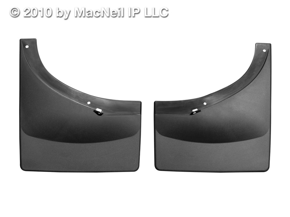 Black No Drill MudFlaps Chevrolet Silverado 2008 - 2013 Fits Dually Models only