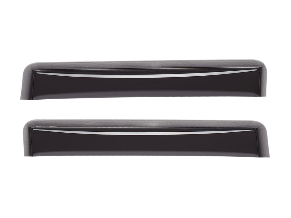 Dark Smoke Rear Side Window Deflectors Chevrolet Silverado 2500/3500 2015 + Fits