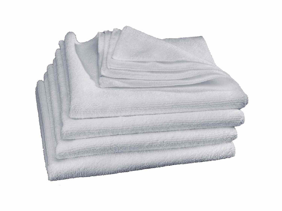 White TechCare Microfiber Cleaning Cloth  Universal