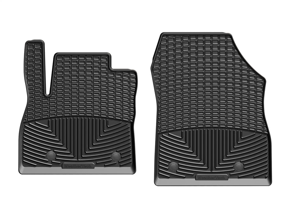 Black Front Rubber Mats Chevrolet Cruze 2016 + Fits Automatic and Manual Trans