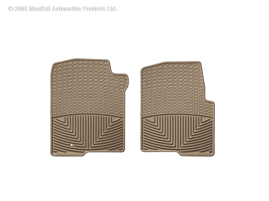Tan Front Rubber Mats Ford F150 Ext Cab 2004 - 2008