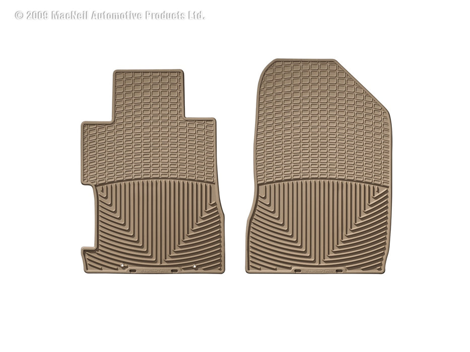 Tan Front Rubber Mats Honda Civic Coupe / Si Coupe 2006 - 2011
