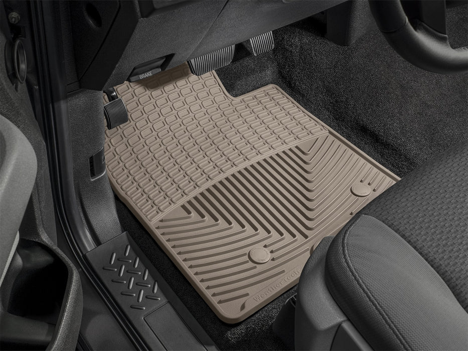 Tan Front Rubber Mats Ford Fusion 2006 - 2009